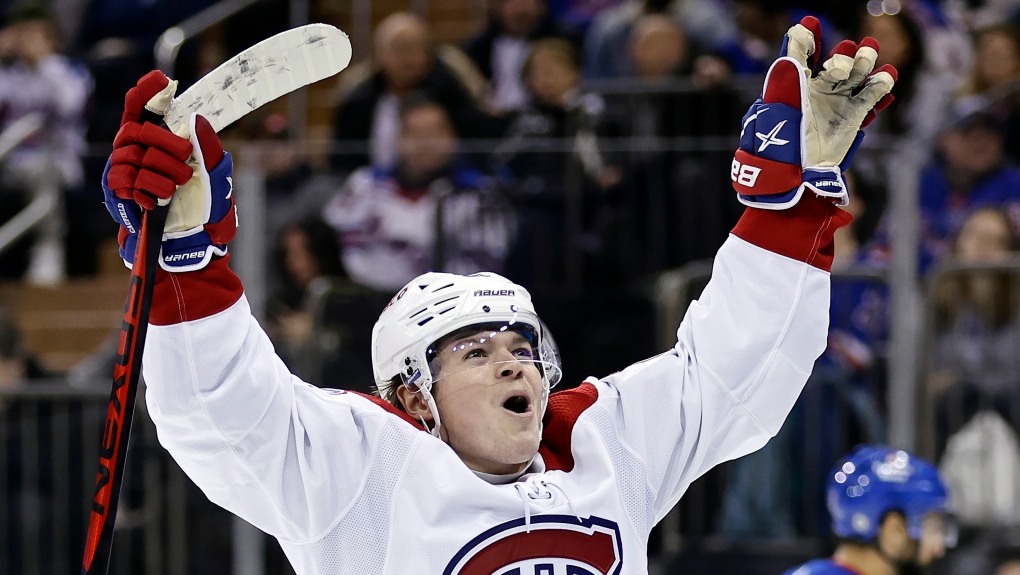 Cole Caufield marque deux fois pour mener les Canadiens contre les Sabres 7-5