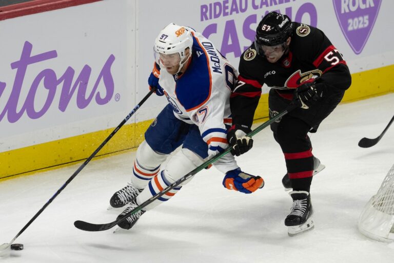 Connor McDavid a une performance de trois points alors que les Oilers battent les Sénateurs 5-2