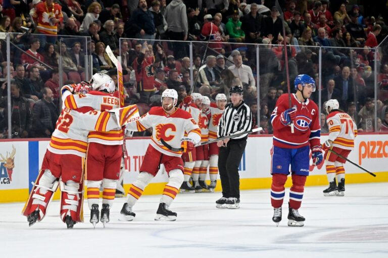 Coronato permet aux Flames de revenir tardivement lors d'une victoire 3-2 en prolongation contre les Canadiens