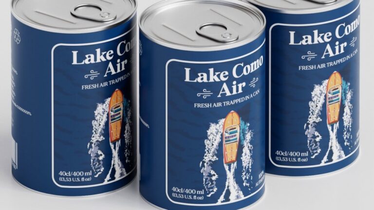 The cans cost €9.90, or C$15. (Courtesy Italycomunica srl via CNN Newsource)
