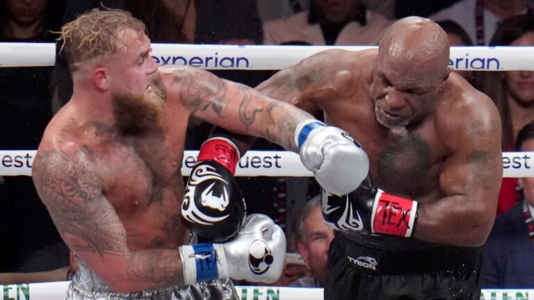 Jake Paul croit pouvoir se battre pour un titre, Mike Tyson ne dira pas qu'il a terminé à 58 ans