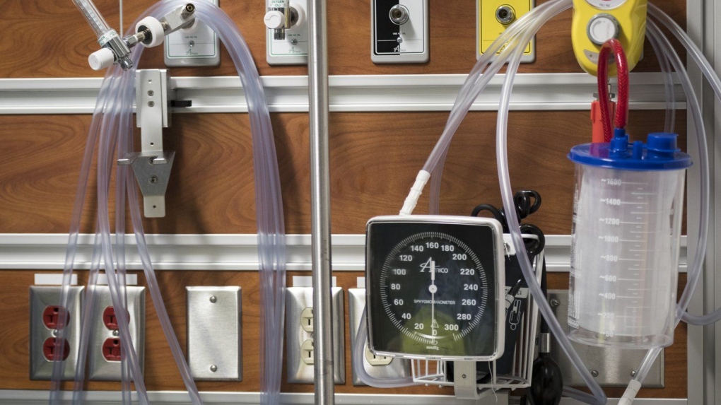 Medical equipment inside the trauma bay photographed during simulation training at St. Michael's Hospital in Toronto on Tuesday, August 13, 2019. Doctors say they are seeing a spike in walking pneumonia cases in parts of Canada, particularly in kids, at a time when respiratory viruses including RSV, influenza and COVID-19 typically circulate more. (THE CANADIAN PRESS/ Tijana Martin)