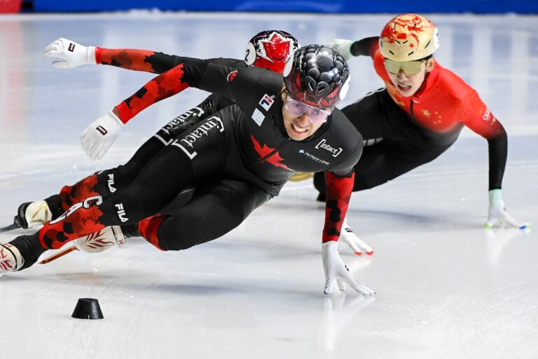 L'avenir du short track canadien entre de bonnes mains avec Dandjinou, dit Hamelin