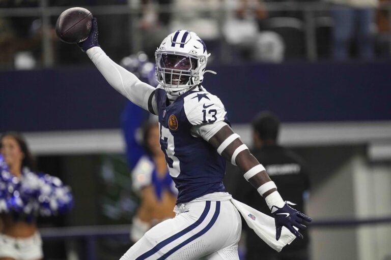 Le pick-6 flashy de DeMarvion Overshown stimule les Cowboys lors de la victoire 27-20 de Thanksgiving contre les Giants