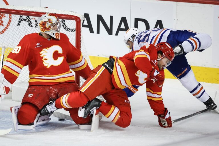 Leon Draisaitl mène les Oilers d'Edmonton à une victoire de 4-2 contre les Flames de Calgary avec un but et deux passes décisives