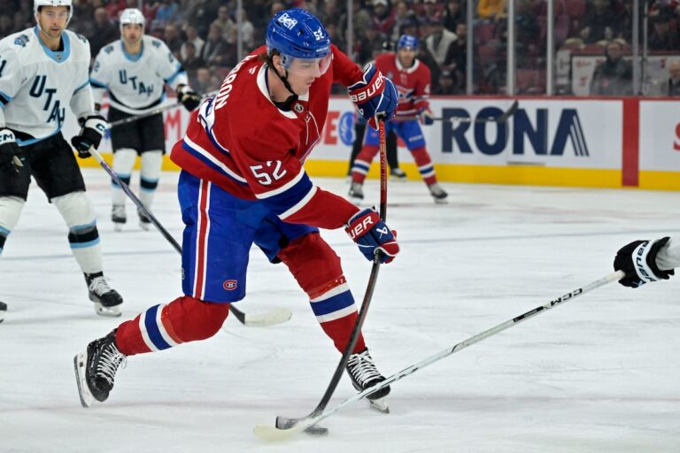 Les Canadiens affichent le plus bas total de tirs en près de 15 ans lors d'une défaite de 3-2 en prolongation contre l'Utah