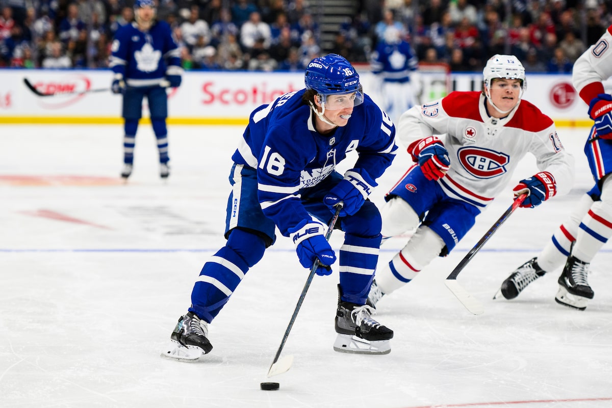 Les Maple Leafs dépassent les Canadiens alors que Toronto double contre Montréal