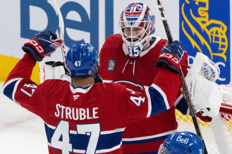 Montembeault et la défense des Canadiens trouvent le rythme après une période difficile