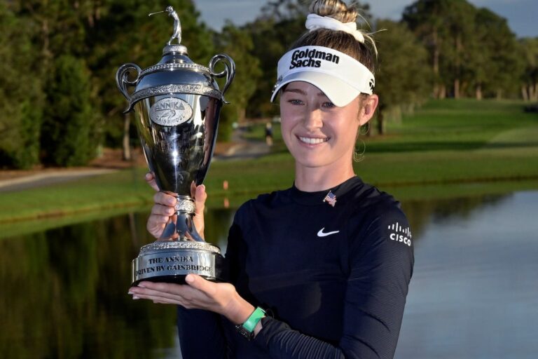Nelly Korda se mobilise en Floride pour sa septième victoire de l'année en LPGA