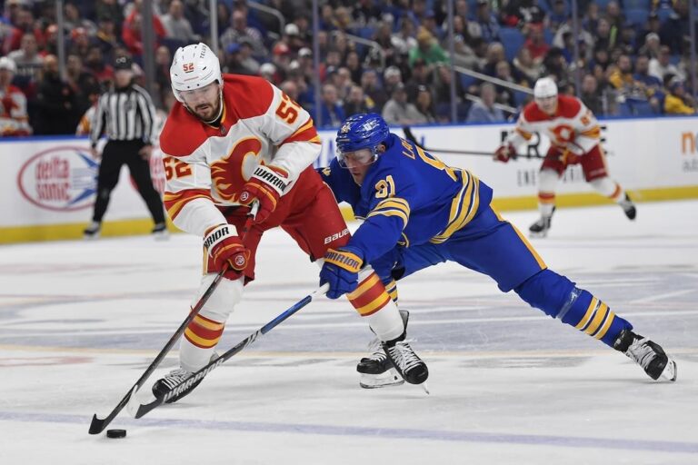 Peterka marque le seul but en tirs de barrage lors de la victoire 3-2 des Sabres de Buffalo contre les Flames de Calgary