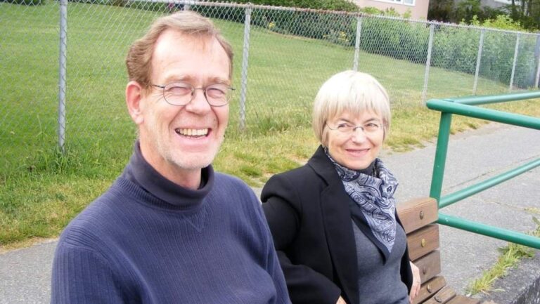 Ken Campbell sits with his mother Mary Wilson in this undated handout photo. THE CANADIAN PRESS/Ken Campbell