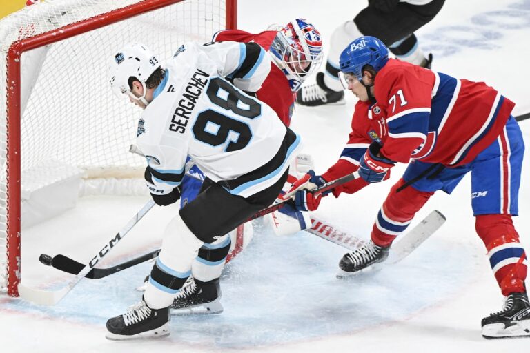 Sergachev marque le but vainqueur en prolongation alors que le Club de hockey de l'Utah bat les Canadiens 3-2