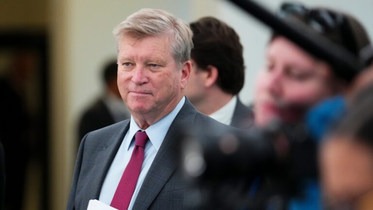 Canada's consul general in New York, Tom Clark, is shown at the Canadian Mission in New York on Sept. 22, 2024. (Sean Kilpatrick / The Canadian Press)