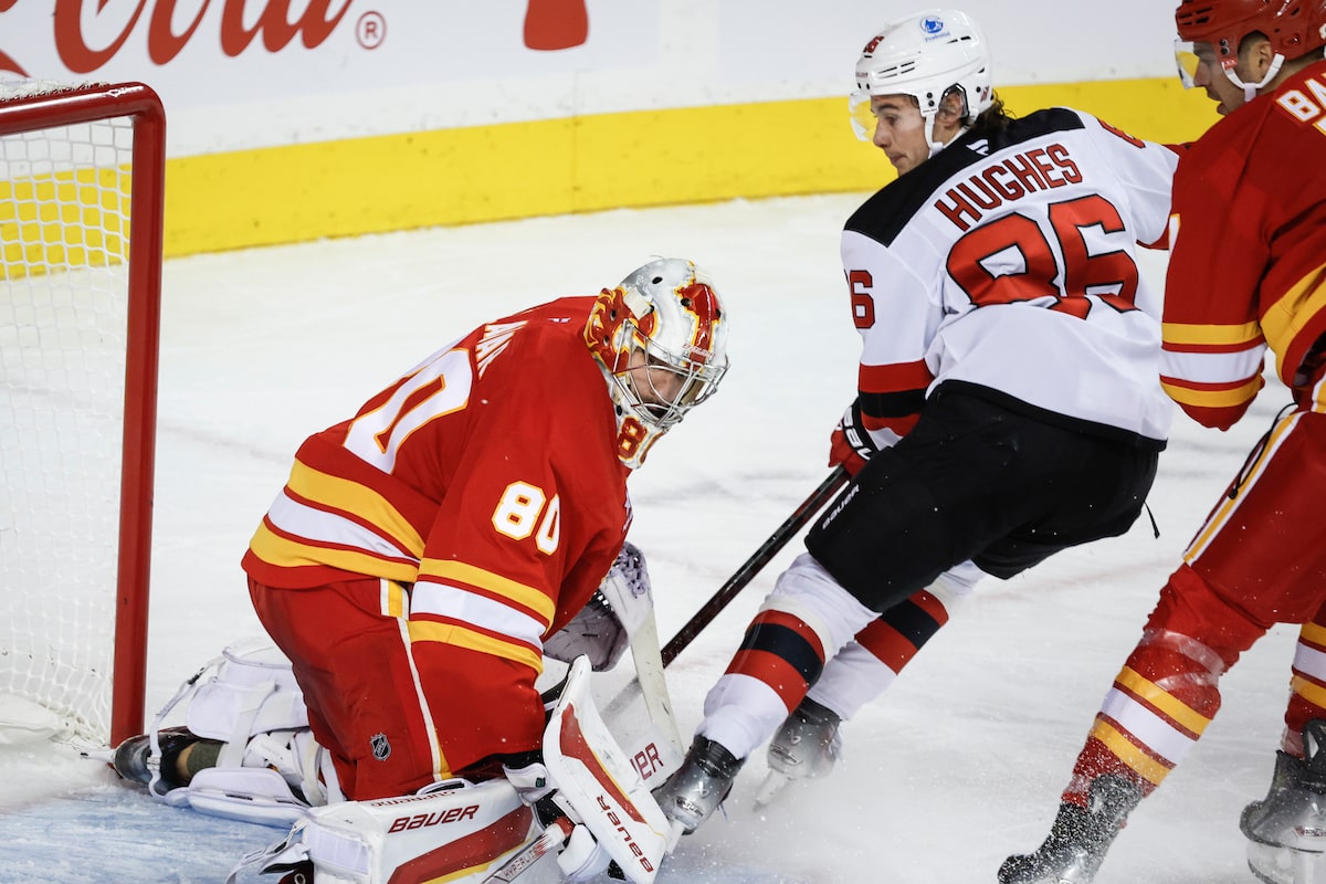 Vladar des Flames profite d'un blanchissage contre son ancien partenaire de gardien Markstrom