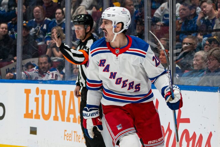 Zibanejad marque deux points alors que les Rangers de New York battent les Canucks de Vancouver 4-3