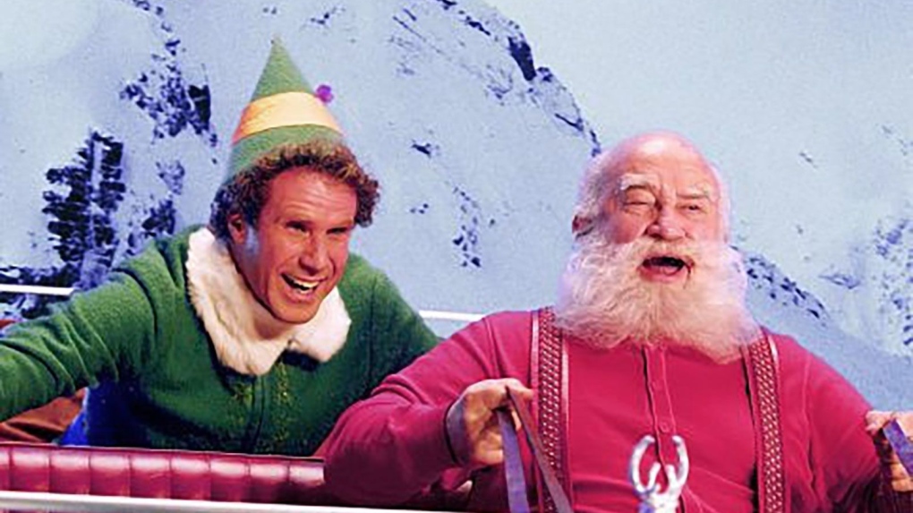 Will Ferrell and Ed Asner in "Elf." (New Line Cinema via CNN Newsource)
