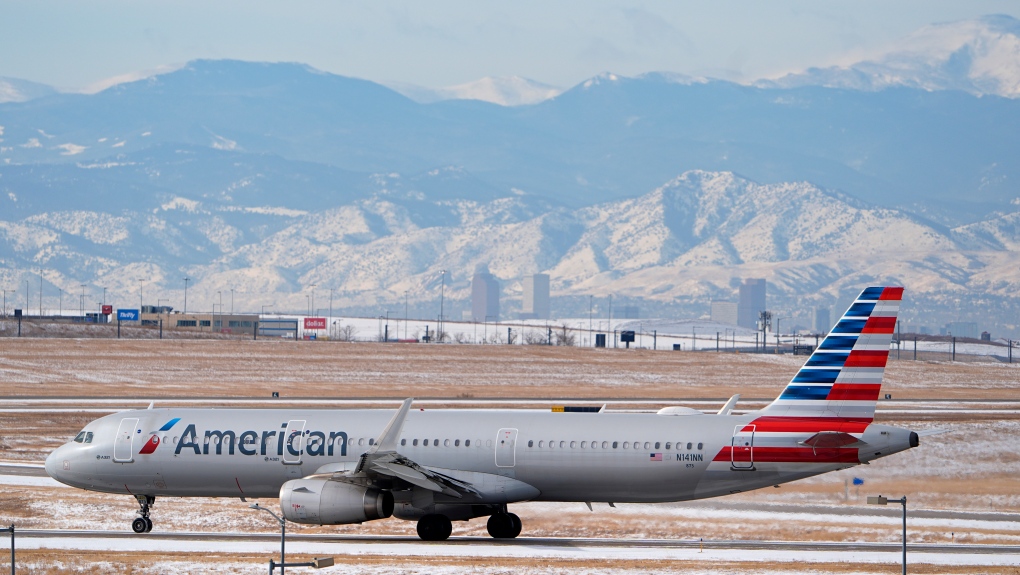An American Airlines jetliner at Denver International Airport, Jan. 16, 2024, in Denver. (AP Photo/David Zalubowski, File)