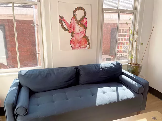 Œuvre d'Ana Koehler au Hesterly Black - ALICE DODGE ©️ SEVEN DAYS