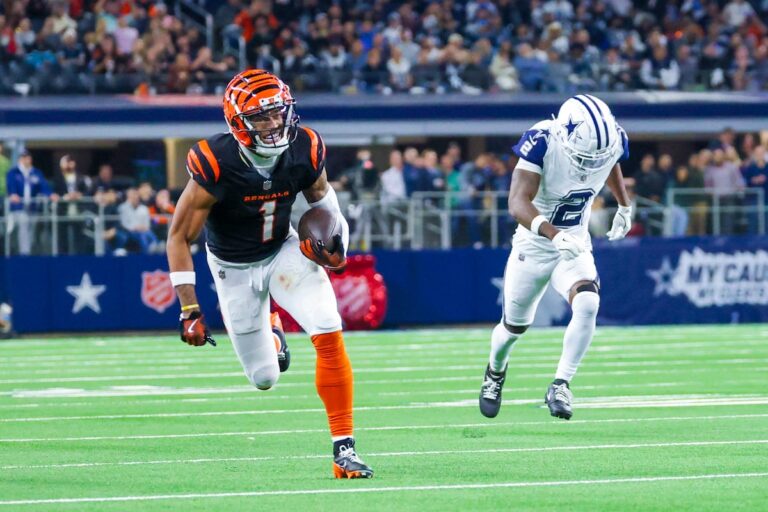 Burrow et Chase soulèvent les Bengals après un botté de dégagement bloqué par les Cowboys lors de la victoire 27-20 à Cincinnati