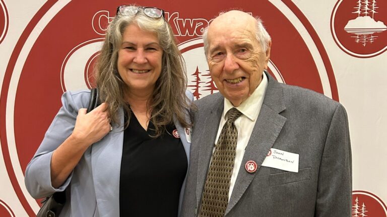 Rebecca Roland is pictured with her father, John Dickinson, who has epilepsy, in this undated handout photo. Roland says the family keeps searching pharmacies for Teva-clobazam, which controls Dickinson's seizures, during a national shortage of the medication. THE CANADIAN PRESS/HO-Rebecca Roland