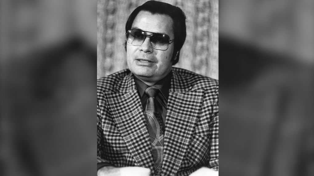 The Rev. Jim Jones, pastor of the Peoples Temple, is pictured in San Francisco, January 1976. (AP Photo, File)