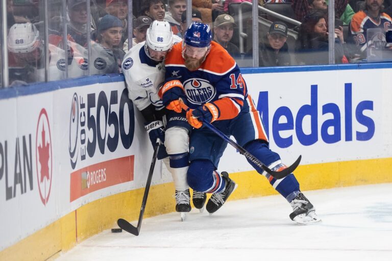 Draisaitl marque son 20e but alors que les Oilers battent le Lightning 2-1
