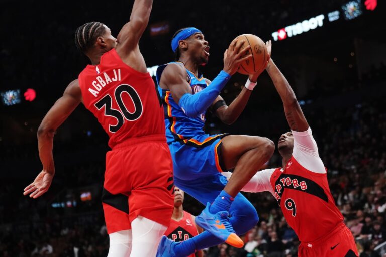 Gilgeous-Alexander de Hamilon propulse le Thunder devant les Raptors dans une victoire dominante de 129-92