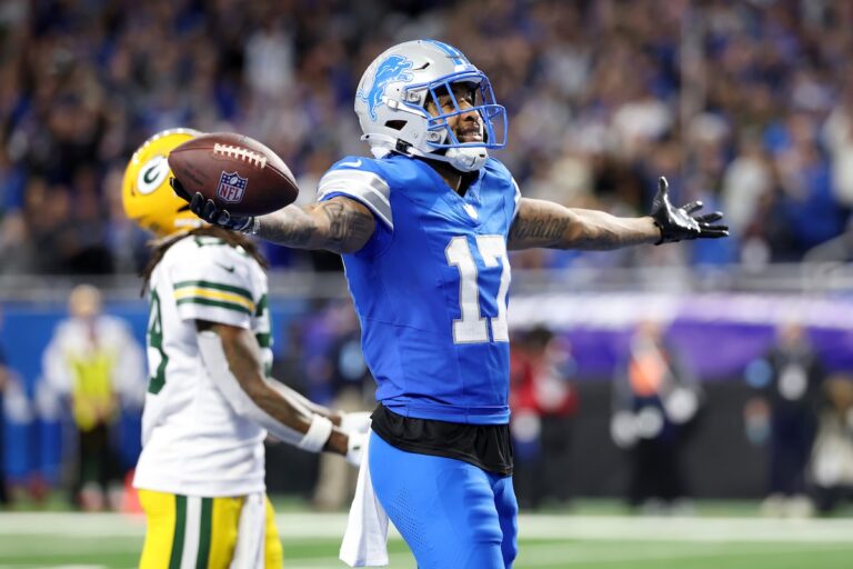 Goff et les Lions décrochent une place en séries éliminatoires en battant les Packers 34-31 grâce à un panier de dernière seconde