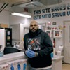 Jason Beltre dans la salle de consommation supervisée d'OnPoint NYC à East Harlem