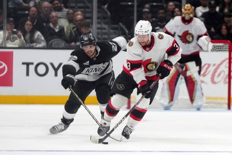 Kopitar aide les Kings à battre les Sénateurs 5-2 pour remporter leur troisième victoire consécutive, un sommet pour la saison