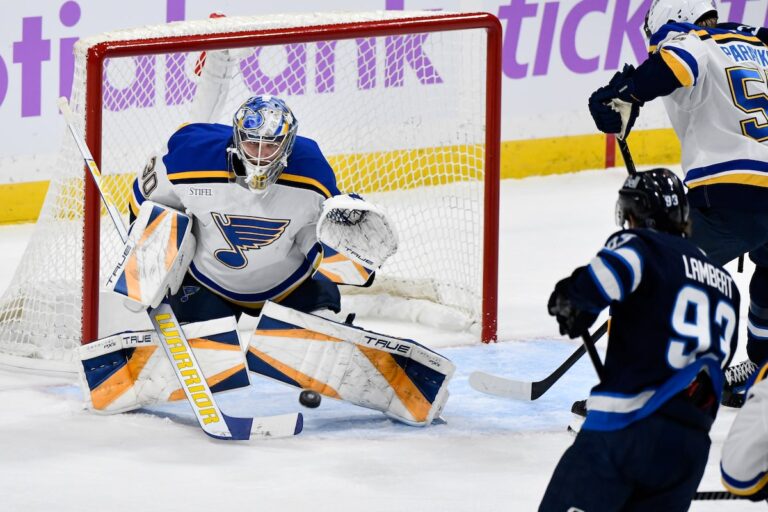 Kyrou marque deux buts alors que les Blues battent les Jets en difficulté 4-1