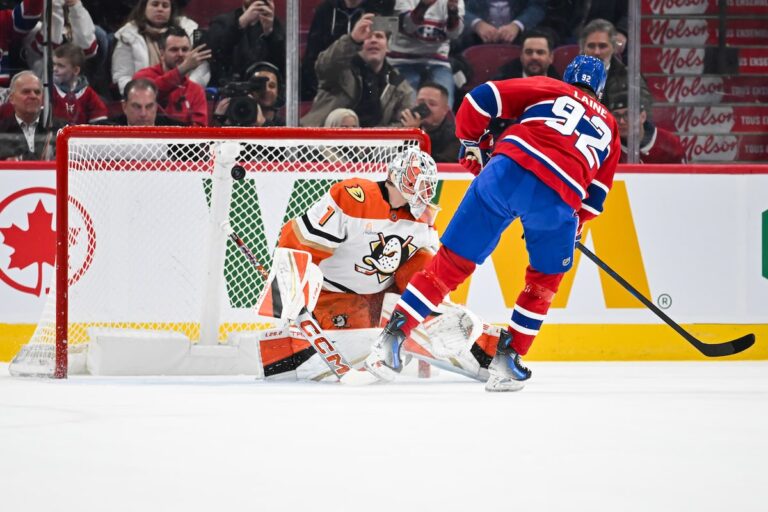 Laine mène les Canadiens à une victoire de 3-2 en fusillade contre les Ducks