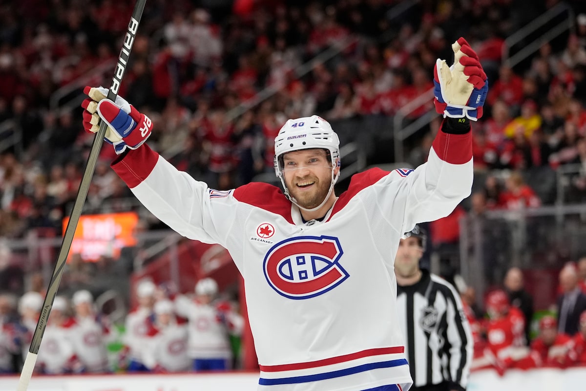 Le but en avantage numérique de Patrick Laine permet aux Canadiens de battre les Red Wings, 4-3