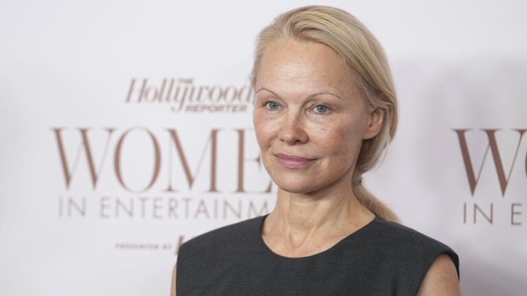 Pamela Anderson arrives at The Hollywood Reporter's Women in Entertainment Gala on Wednesday, Dec. 4, 2024, at the Beverly Hills Hotel in Beverly Hills, Calif. AP, Chris Pizzello