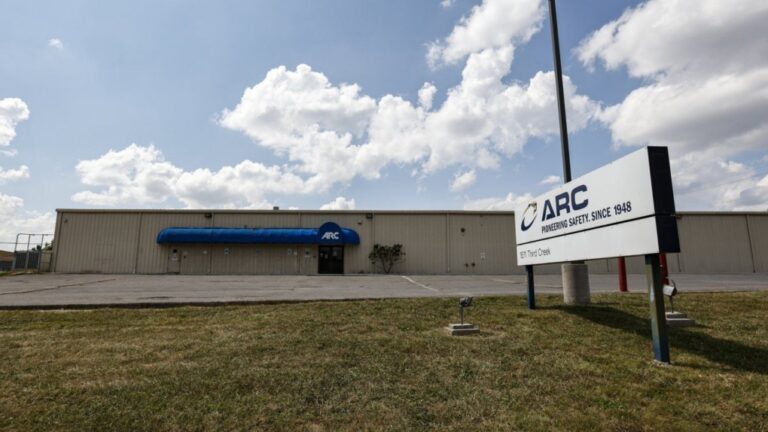 An ARC Automotive, Inc. manufacturing facility is shown on Sept. 8, 2023, in Knoxville, Tenn. (AP Photo/Wade Payne)