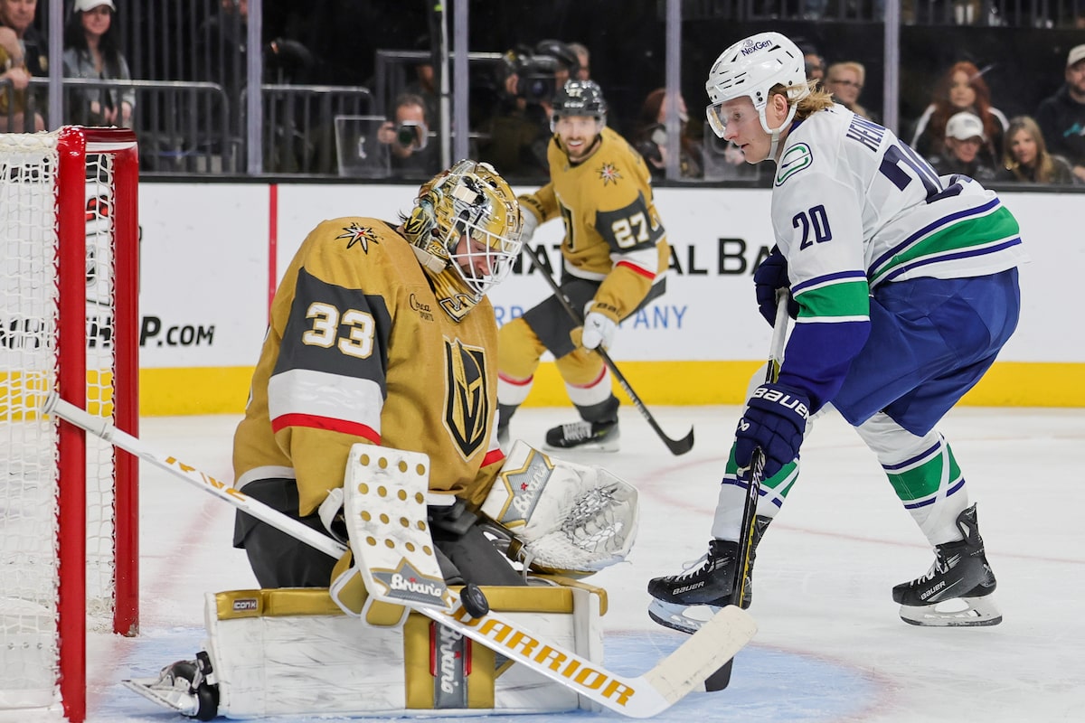 Les Golden Knights dominent les Canucks 3-1 et gagnent pour la sixième fois en sept matchs