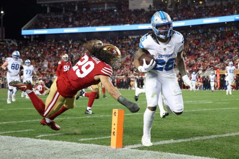 Les Lions ont battu les 49ers 40-34 lors d'une préparation pour la confrontation de division de la semaine 18