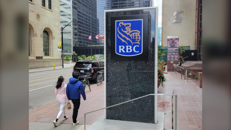 The Bay Street financial district of Toronto is shown on Sept. 8, 2024. (Doug Ives / The Canadian Press)