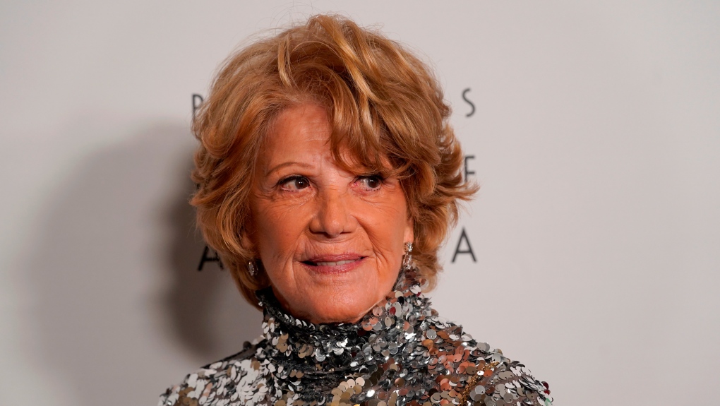 Linda Lavin arrives at the 33rd annual Producers Guild Awards on March 19, 2022, at the Fairmont Century Plaza Hotel in Los Angeles. (AP Photo/Chris Pizzello)