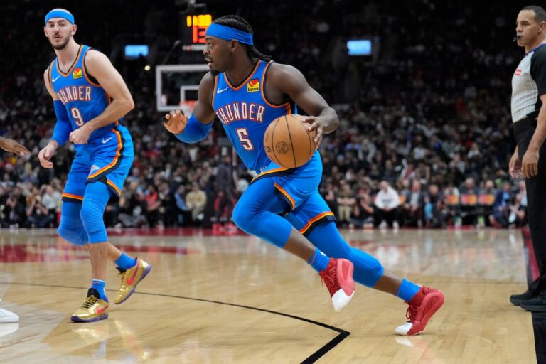 Lu Dort de Montréal est l'épine dorsale défensive du Thunder d'Oklahoma City, le mieux classé