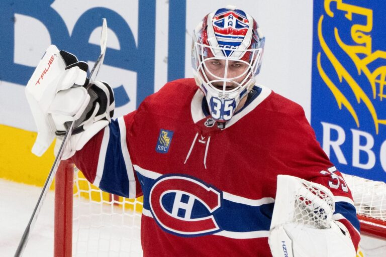 Montembeault des Canadiens brille après la sélection canadienne: "C'est pourquoi ils l'ont choisi"