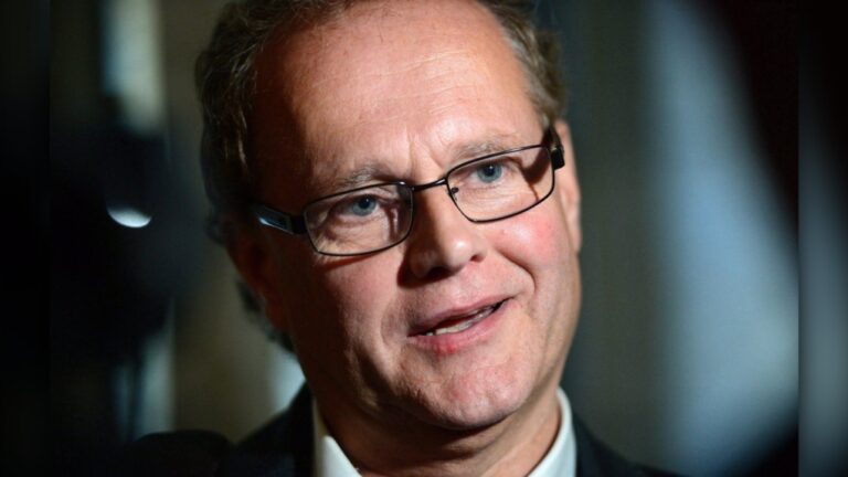 New Brunswick MP Wayne Long speaks to reporters as he leaves a Liberal caucus meeting on Parliament Hill, in Ottawa on Monday, Oct. 16, 2017. (THE CANADIAN PRESS/Sean Kilpatrick)