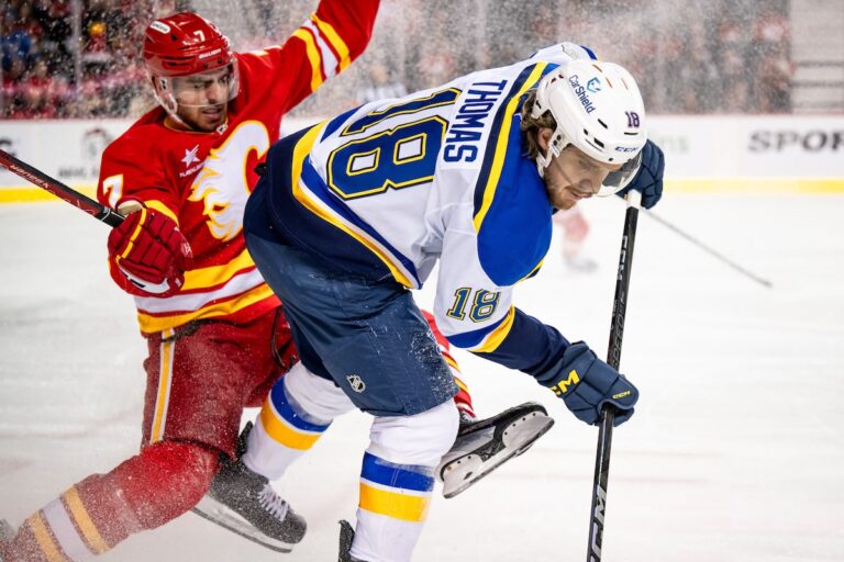 Parayko marque le vainqueur en prolongation pour les Blues dans une victoire de 4-3 contre les Flames