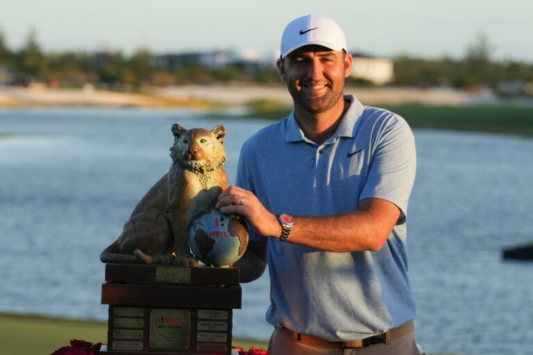 Scottie Scheffler termine sa grande année aux Bahamas avec sa neuvième victoire