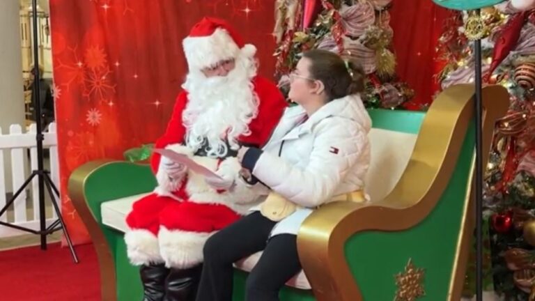 Since 1889, "Signing Santa" has broken communication barriers for this community, and the University of Oklahoma's American Sign Language instructor is bringing excitement to all. (KOCO via CNN Newsource)