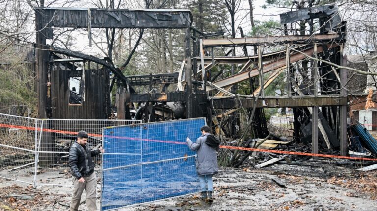 Site du patrimoine québécois, ancienne demeure d'un artiste de renom, détruit par un incendie