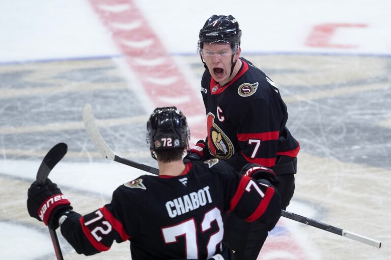 Tkachuk marque en prolongation alors que les Sénateurs battent les Penguins 3-2