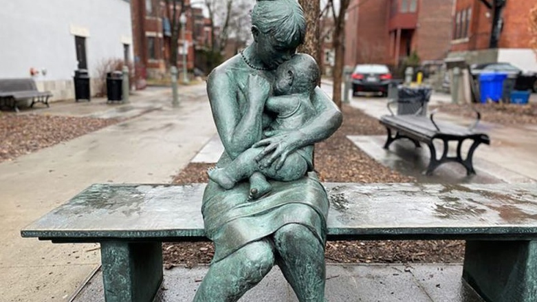 Troisième vol d’art public en un mois : une statue de bronze de Westmount volée