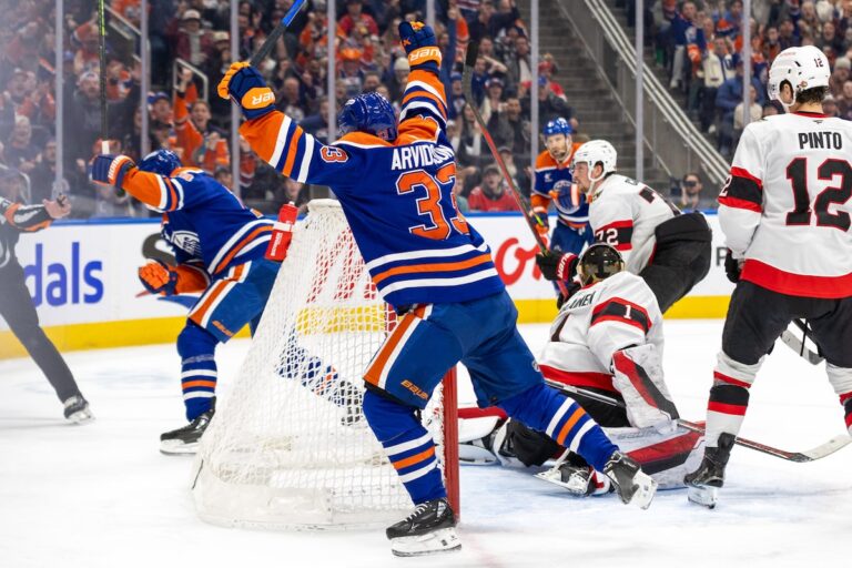 Viktor Arvidsson marque deux points et les Oilers battent les Sénateurs 3-1 pour mettre fin à la séquence de victoires des visiteurs