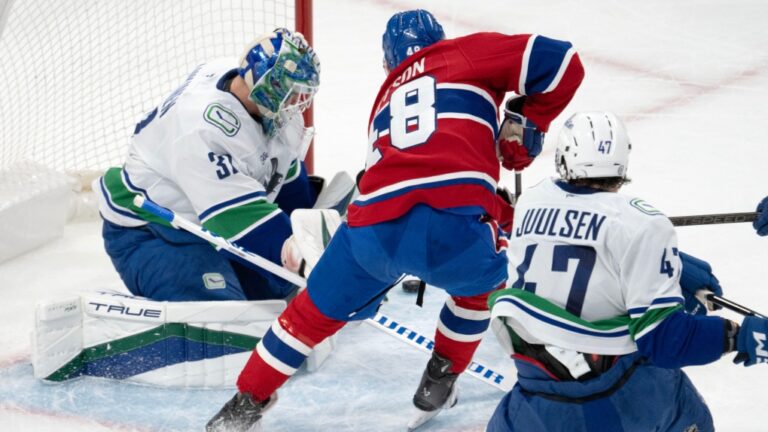 Après avoir vu son frère Cole remporter l'or, Lane Hutson fait le show pour les Canadiens